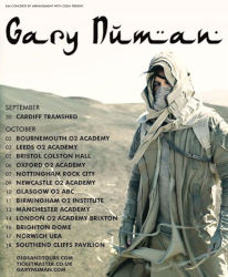 Gary Numan 2017 UK Tour Poster
